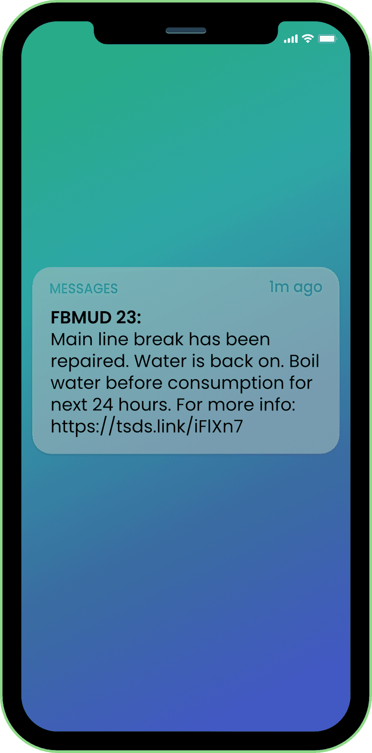 example to text alert